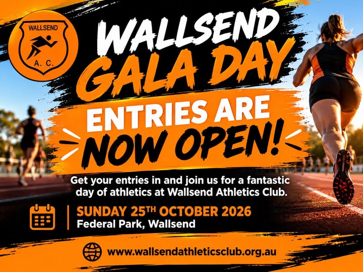 May be an image of text that says 'WALLSEND WALLSEND SAVE THE DATE GALA DAY 25/10/26'